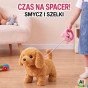WOOPIE interaktyvus rudasis šuo pavadžiu su priedais