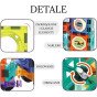 WOOPIE Magnetiniai Blokai 3D Rinkinys Pilies Transporto Priemonės 71 vnt.