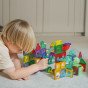 WOOPIE Magnetiniai statybiniai blokai 3D mokomas rinkinys kamuolių trasei 170 vnt.