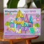 WOOPIE Magnetiniai statybiniai blokai 3D edukacinis rinkinys Pasakų pilis 55 vnt.