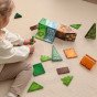 WOOPIE Magnetai statybiniai blokai 3D mokymo rinkinys Džiunglių gyvūnai 45 vnt.