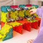 WOOPIE Magnetinės Statybinės Dėžės 7.5 cm Stovėjimas 112 vnt
