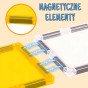 WOOPIE Magnetinės Statybinės Dėžės 7.5 cm Statybos Aikštelė STEAM 47 vnt.