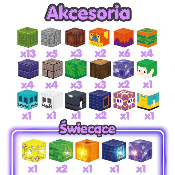 WOOPIE Magnetinės Blokai Švieslentės Halloweenui 63 vnt.