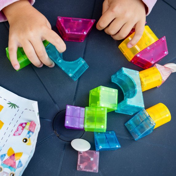 WOOPIE Magnetiniai Blokai 21 vnt. M Blokas Kūrybiškas Švietimas Dovana 3D