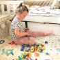 WOOPIE Siurbimo kupolo blokai Išprotėję gyvūnai 3D - Edukacinė konstrukcijų rinkinys