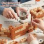 WOOPIE DIY plytų pilis statybos rinkinys 273 vnt. Statybinės plytelės
