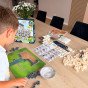 WOOPIE DIY statybos rinkinys, kuris leidžia pastatyti sapnų namą iš plytelių, 603 vnt.