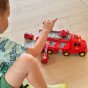 WOOPIE kelio vilkikas su 5 automobilių rinkinys - Gaisrinė.