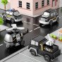 WOOPIE kelių remonto sunkvežimio rinkinys iš 5 automobilių - policija
