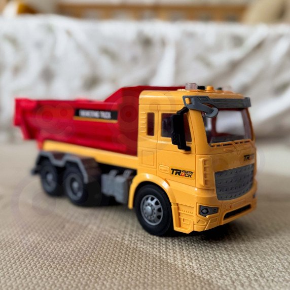 WOOPIE 1:12 Mastelio Statybinis Dėlių Gervės Automobilis su Šviesos ir Garso Efektais