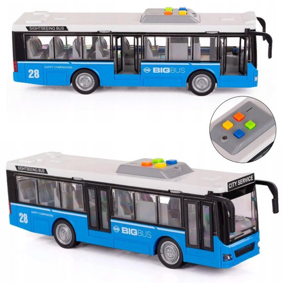 Interaktyvus elektrinis miesto autobusas WOOPIE 1:16