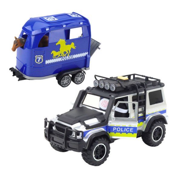 WOOPIE Policijos visureigis su arklių priekabos rinkiniu