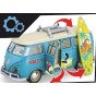 WOOPIE Klasikinis Bangų Autobusas su Šviesomis ir Garsu Modelis 1:14