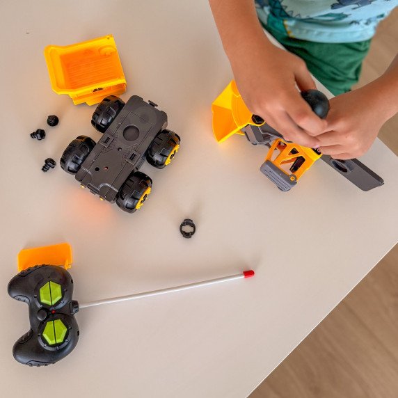 WOOPIE Nuotoliniu būdu valdomas statybinis automobilis „Do it yourself“