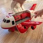 WOOPIE Lankstus lėktuvas Gaisrininkų transportuotojas su 3 Gaisrininkų mašinėlėmis XL rinkinys Kelio ženklai