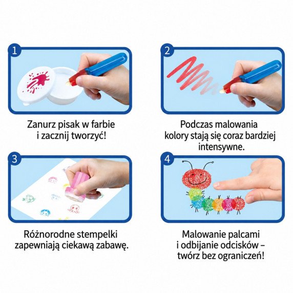 WOOPIE Magijos Paveikslėlių ir Antspaudų Rinkinys Kūrybinės Pramogos