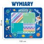 WOOPIE Vandens Tapybos Kilimas XXL 100x80cm Kosminė Mėlyna