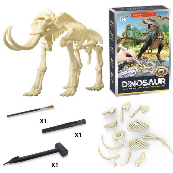 WOOPIE Kūrybiškas žaislas Dinozaurų skeleto archeologinis kasinėjimas