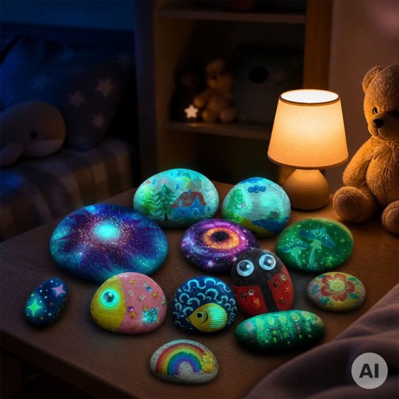 WOOPIE Kūrybinis DIY rinkinys vaikams dėžkliams tapyti ir dekoruoti