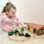 WOOPIE Mažas ūkininkas XL rinkinys ūkio figūrų