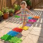 WOOPIE ortopedinis pojūčių kilimėlis „Royal Puzzle“ su 26 dėlionėmis + 4 mažomis.