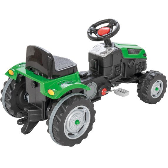 WOOPIE Pėdų Traktoriukas Farmeris GoTrac Traktoriukas Tylios Ratai
