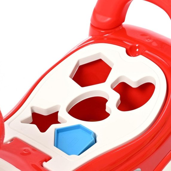 WOOPIE 4-in-1 Riedlenta Su Rinkiamaisiais Ratukais Stūmiklis Vaikštinėjimas + Ragelis Saugykla