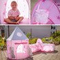 WOOPIE Princesės rūmai Palapinė XXL Tuneliuose Namelis Sausraskas Bazineibagai