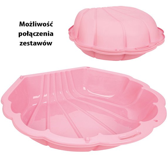 WOOPIE Smėlio baseino gaubtas Rožinis 3in1 Sausas baseinas 1 vnt.