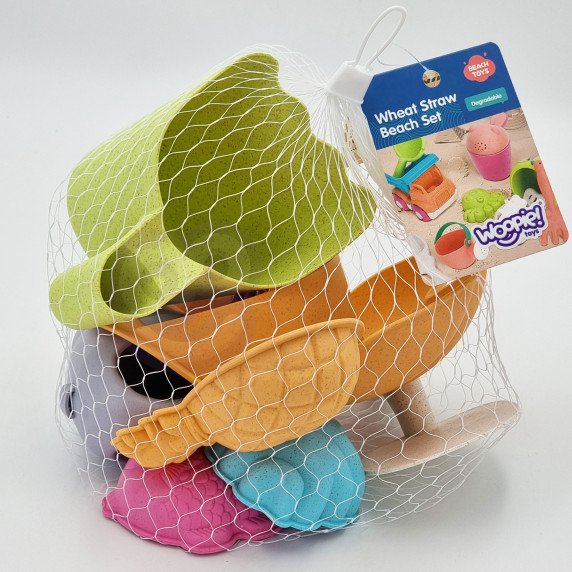 WOOPIE GREEN Nagų smėlio rinkinys 7 vnt. NUOSĖDŽIŲ ORGANINIS MATERIALIZMAS