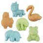 WOOPIE GREEN Smėlio rinkinys su sukamąja ratu ir laistytuvu 10 vnt. BIODEGRADUOJAMAS ORGANINIS MEDŽIAGAS