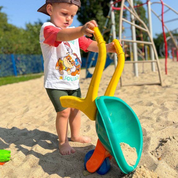 WOOPIE Sodo vežimėlis su ratais smėlio rinkinys 10 vnt.
