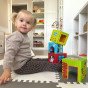 WOOPIE GREEN Ūkininkavimo dėžės kubas puzzle + figūrėlės 10 vnt.