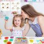WOOPIE Spalvingi kamuoliai Montessori galvosūkis Mozaika Rūšiaviklis