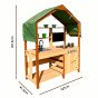 Woopie žalia Medinė Montessori purvinimo virtuvė vaikams