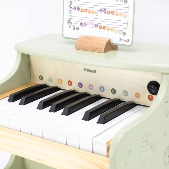 Viga Green Pianino mokymasis groti