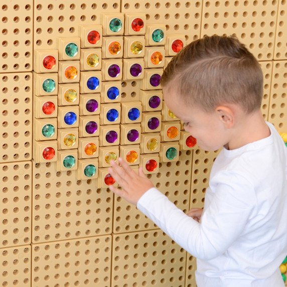 MASTERKIDZ Spalvoti akriliniai deimantai (72 vnt.)