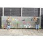 MASTERKIDZ Sienos skydelis Mokslo lentos Kūrybiški STEM lauko skydeliai + Montavimo skydelis 120x80cm