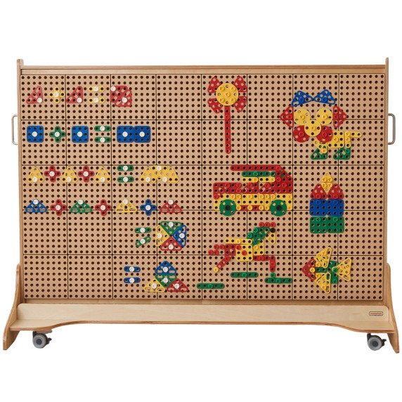 MASTERKIDZ Geometrinių figūrų konstruktorius STEAM sienų panelėms (260 vnt.)