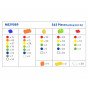 MASTERKIDZ STEM statybos blokų rinkinys 563 vnt. su skydeliais 4 vnt.
