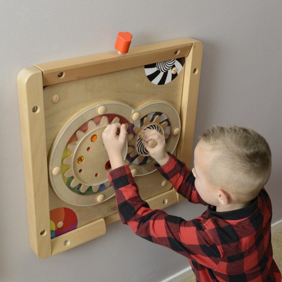 MASTERKIDZ Rankų koordinacijos lavinimo lenta su krumpliaračiais