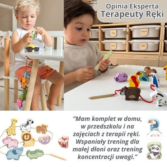 TOOKY TOY mediniai gijimo blokai 