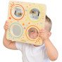 MASTERKIDZ Montessori jutimo veidrodis su lęšiais ir lenktais stiklais