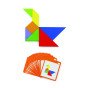 VIGA Tangram Medinis Loginis Žaidimas Galvosūkis FSC Sertifikuotas