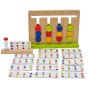 TOOKY TOY Loginė žaidimo laikas Puzzle Colors 30 Modeliai 18 vnt.
