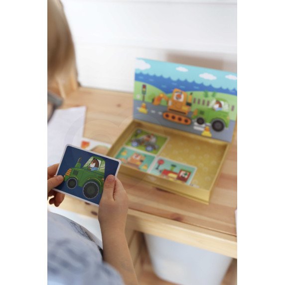 TOOKY TOY Montessori mokomasis dėlionės magnetinis dėžutė vaikams 80 vnt.