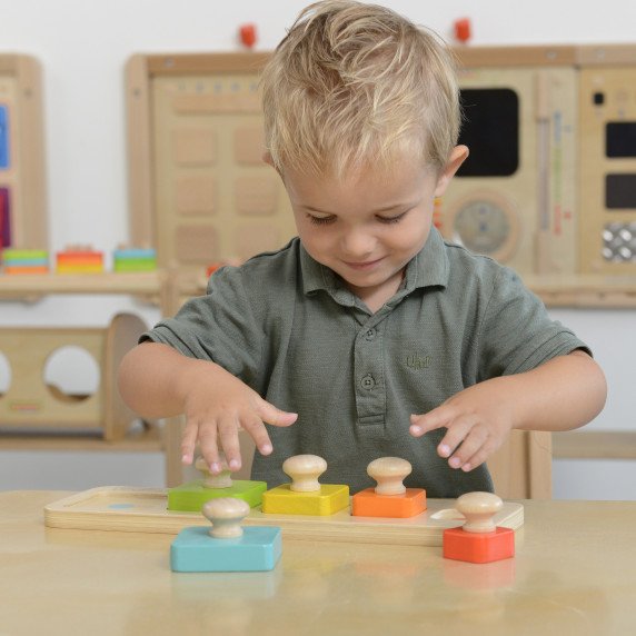 MASTERKIDZ Montessori mokomoji dydžių ir spalvų dėlionė