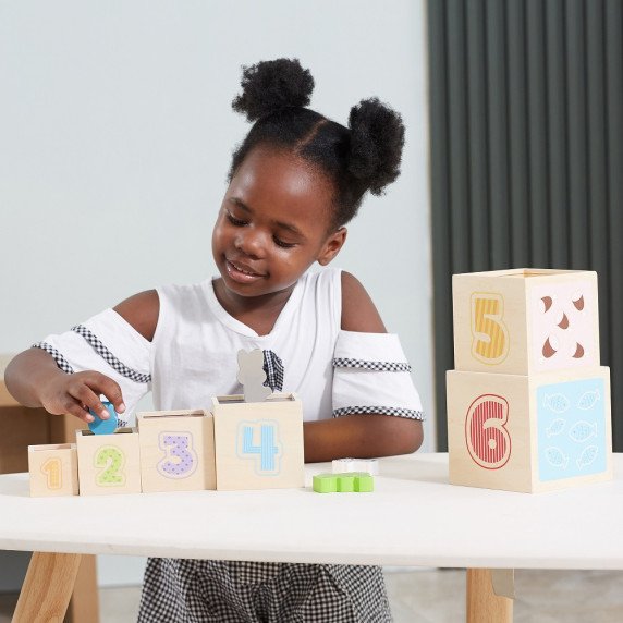 VIGA mediniai piramidės galvosūkio blokai rūšiuotojas Montessori