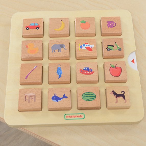 MASTERKIDZ Tamsiųjų formų atpažinimo žaidimas - poravimas - Montessori
